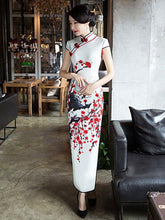 Plum Blossom Long Cheongsam Dress